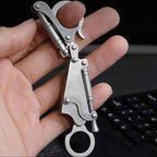 Stainless Steel EDC Keychain Tool, Compact and Lightweight