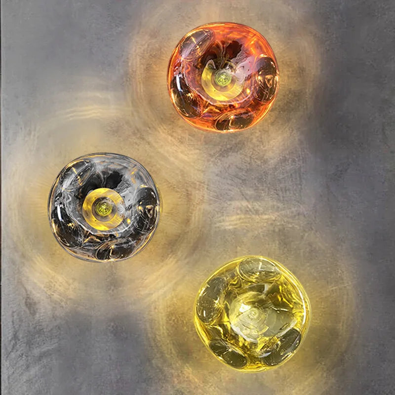 Modern Lava Wall Lamp in Scandinavian Style