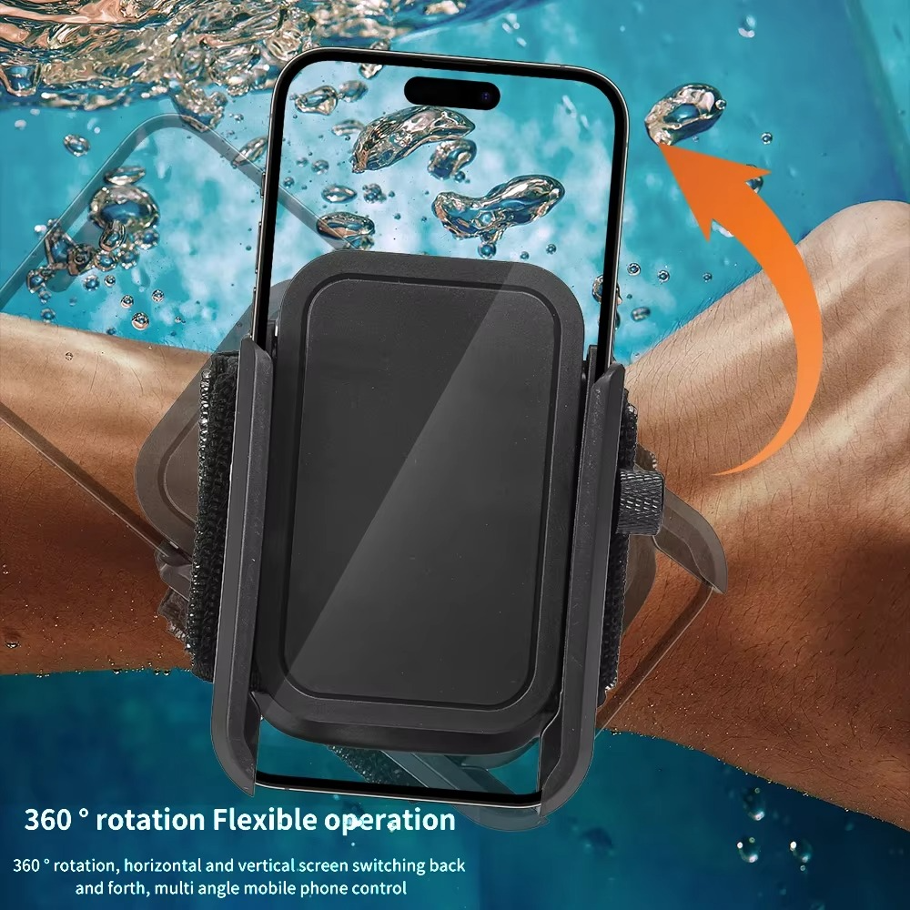360° Rotating Wrist Strap Phone Holder for Running and Cycling