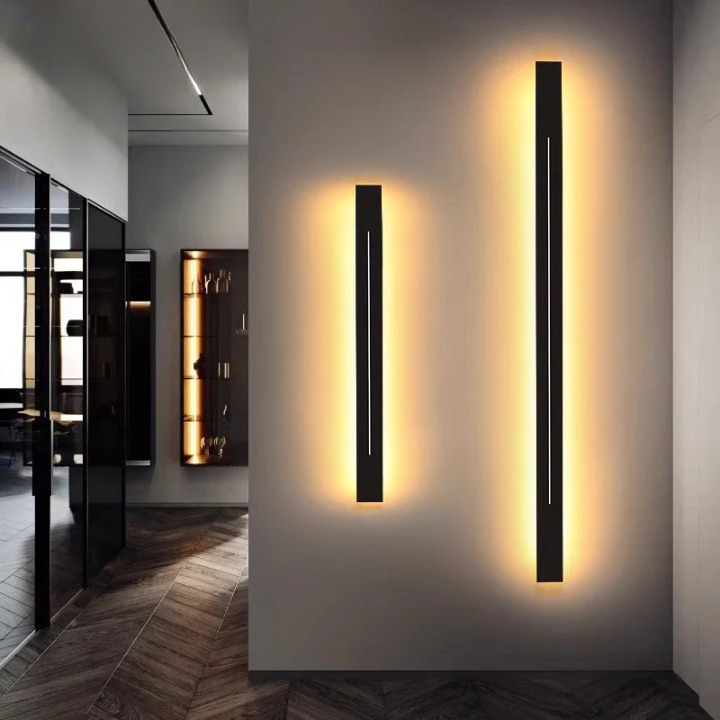 Indoor wall lamp made of metal and acrylic for living room bedroom