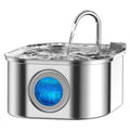 Felindra Cat Drinking Fountain Made of Stainless Steel | Flowing Water for Better Hydration | Quiet & Hygienic | 2.5 L Capacity
