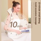 Neck and Shoulder Massager with Deep Tissue Shiatsu and Heat for Pain Relief