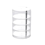 Rotaviva Jewelry Box | 360° Rotatable & Dustproof | 5 Layer Organizer | Transparent & Compact