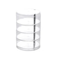 Jewelry Storage 360° Rotatable | Dustproof & Water-resistant | 5-Layer Cosmetic Box | GlossTurn Transparent