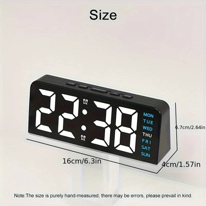 Modern LED All Week Display Night Lamp Alarm Clock