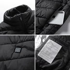 Unisex USB-Powered Heated Vest for Outdoor Enthusiasts