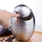 LuxBin Mini Trash Can made of Stainless Steel