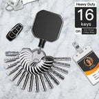 Metal Retractable Carabiner Keychain with Steel Cord – Safety Reel 71.8 cm