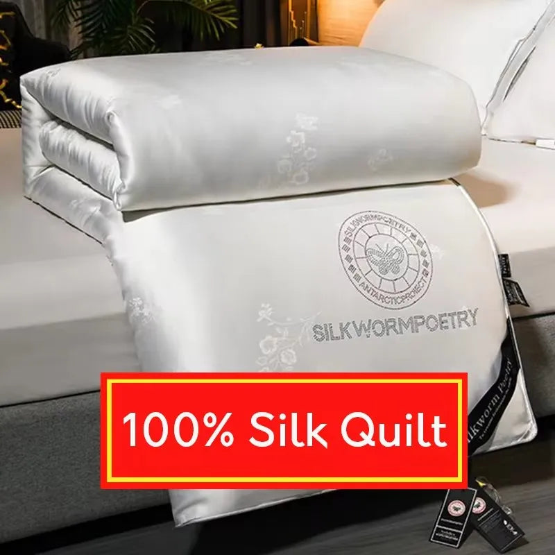 Luxury Winter Duvet made of 100% Mulberry Silk