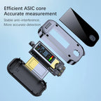 Compact Digital Breathalyzer Keychain with LCD Screen – USB Rechargeable Alcohol Tester for Accurate Measurements