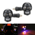Scary Skull LED Motorcycle Signal Indicator Light