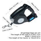 LED Dog Leash with Integrated Flashlight for Safe Walks