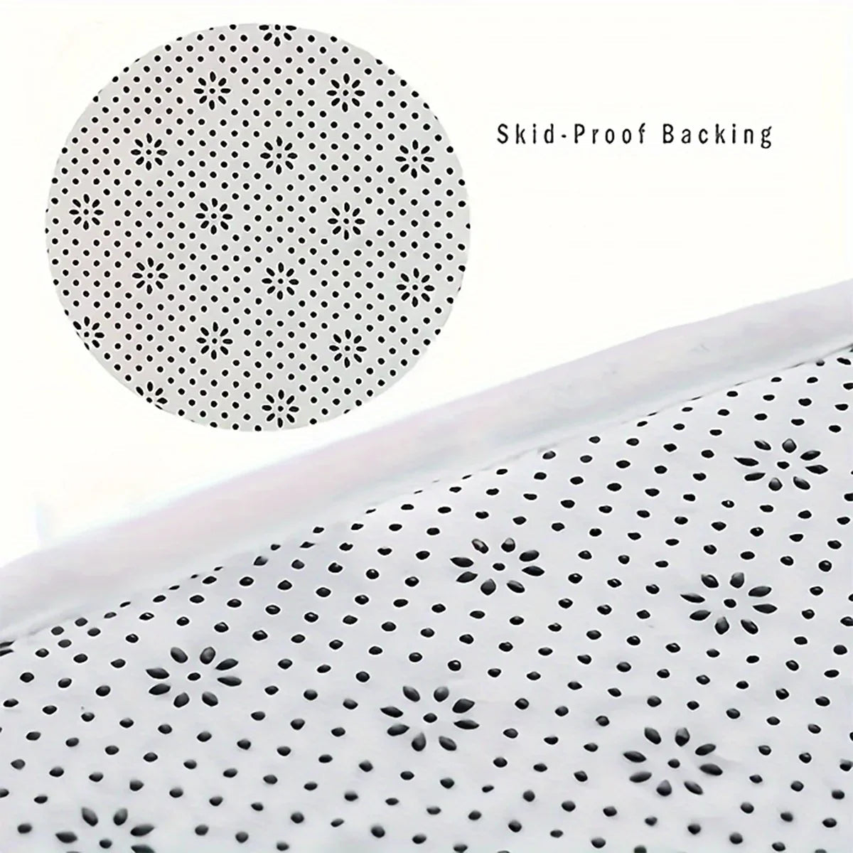 Long-pile, Absorbent Bath Mat With Anti-slip