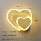 HeartGlow Wall Lamp - Modern LED Lighting
