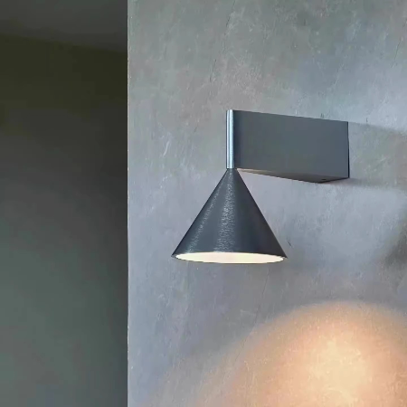 Elegant Nordic Cone-Shaped Wall Lamp for Modern Interiors