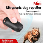 Ultrasonic Mini Dog Repeller and Anti-Barking Training Device with LED Light