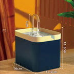Ultra-quiet Pet Water Fountain with Intelligent Filtration - 1.5 l Stainless Steel