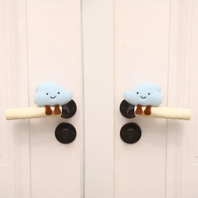 Anti Bump Happy Cloud Door Handle Cover