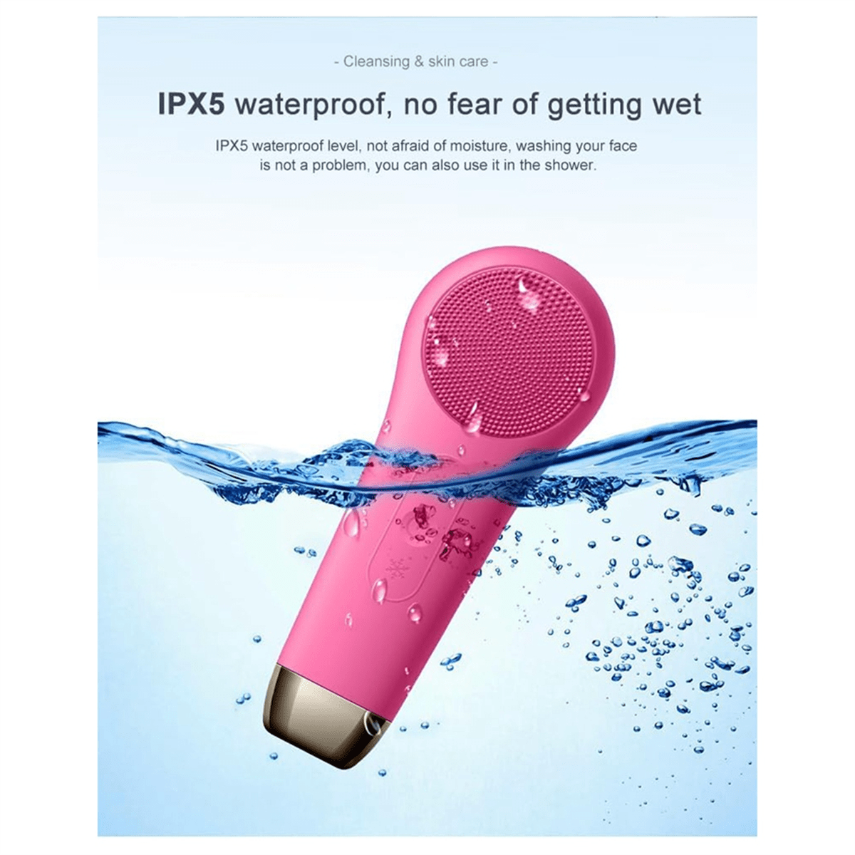 3-in-1 Facial Brush for Radiant, Healthy Skin