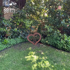 HEARTORA Garden stake heart | Rust look metal | Rustic decor for Christmas, Easter & garden
