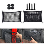 Stretchable Mesh Cargo Net Organizer for Car Storage