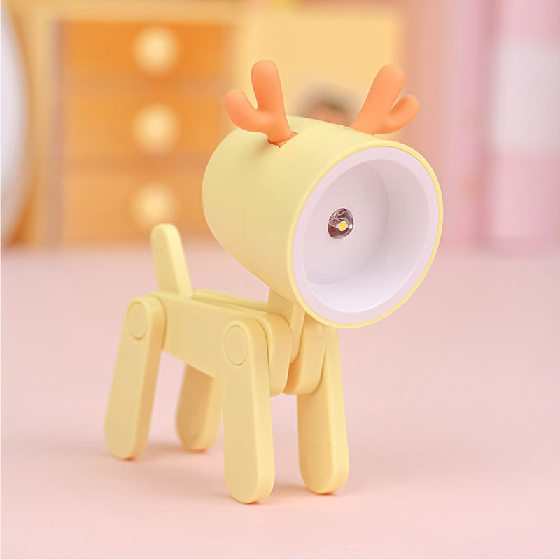 Animal Night Light with Adjustable Head and Legs for Kids Room