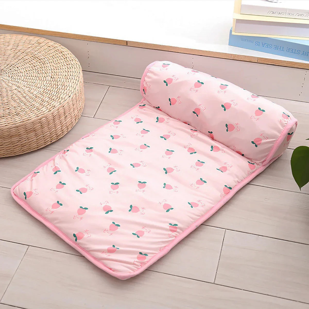 Cooling Mat FrostTail for Dogs & Cats | With Headrest | Breathable & Washable | Non-slip & Comfortable