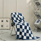 COLOURFUL CHECKERBOARD THROW