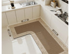 L-Shaped Diatomaceous Earth Floor Mat with Non-Slip Base