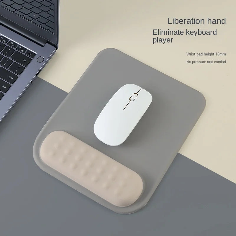 Palmira Mouse Pad | Ergonomic & Stylish | Memory Foam Comfort | Non-Slip & Decorative