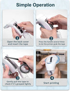 Portable Manual Label Printer