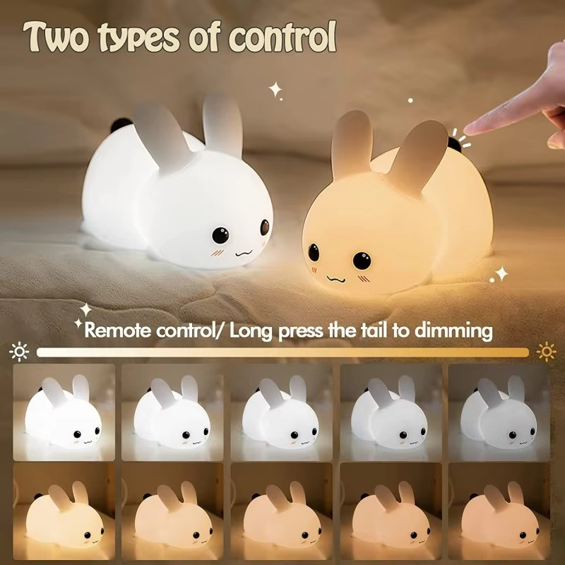 Enchanting Jade Rabbit LED Night Light