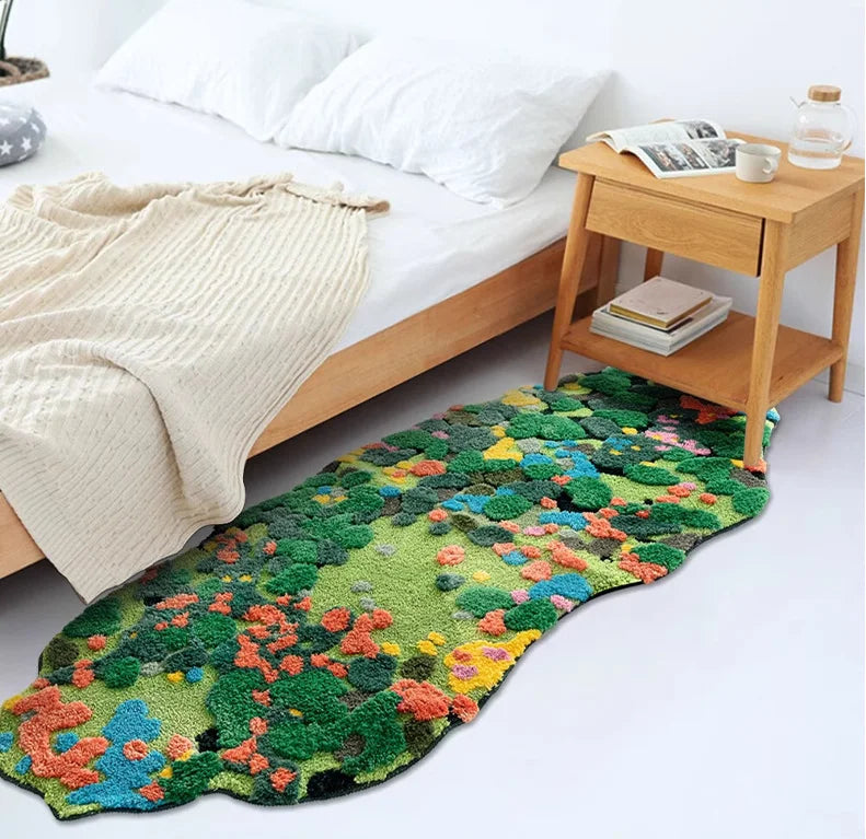 Moss Tufting Bathroom Mat