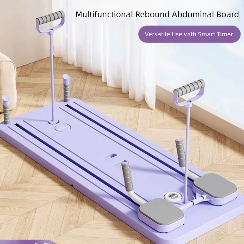 Complete Body Workout Board with Adjustable Resistance and Automatic Rebound