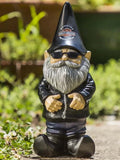 Charming Locomotive Gnome Garden Ornament