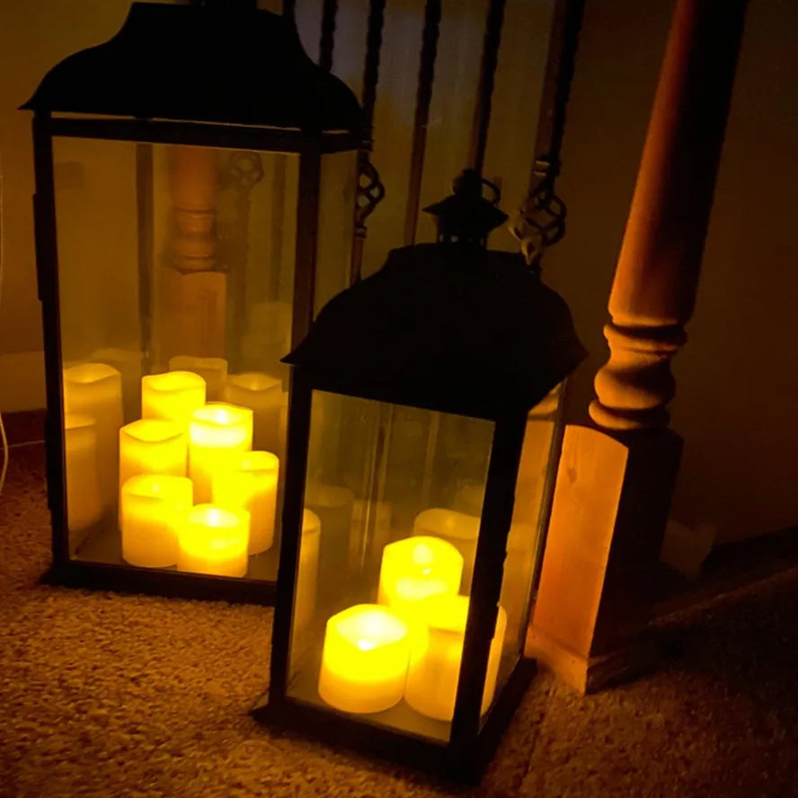 Flameless Melted Candles