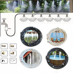 Irrigation system for the garden – Drip irrigation kit with adjustable spray head and accessories