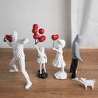Banksy inspired sculpture collection