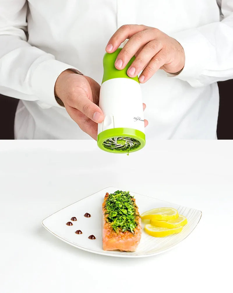 Stainless Steel Cheese Grater GRATEVO DuoCut | Including 2 Cutting Inserts | Robust Cheese Slicer & Vegetable Grater