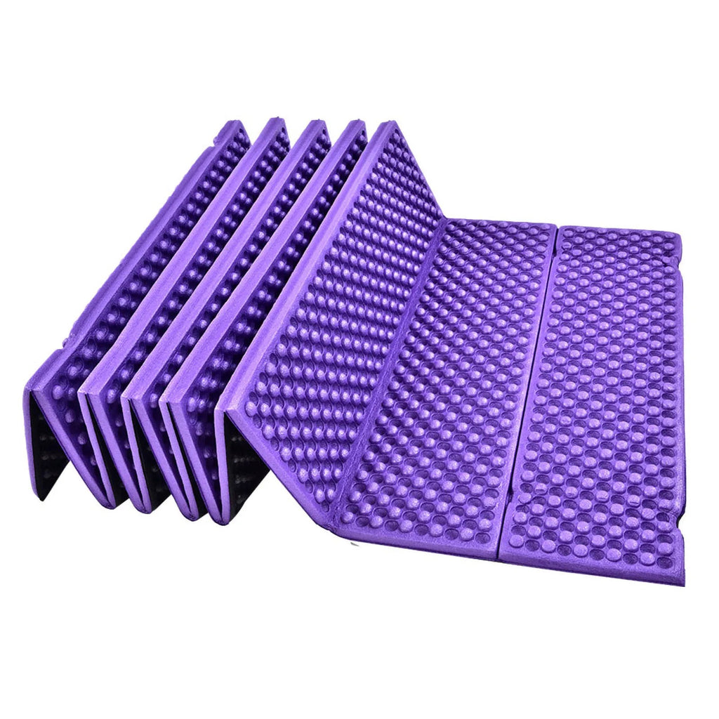 TrekLuma Foldable Sleeping Mat | Ultra-light & Waterproof | Egg-Groove Comfort | For Outdoor & Camping