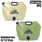 HydraPakx Foldable Water Carry Bag 8 L | With Handle & Spout | For Camping, Hiking & Outdoor