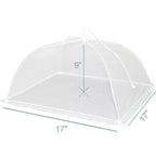 FrischNetz Folding Cover for Food | Reusable & Breathable | Insect Net for Outdoors & Kitchen | Lightweight & Space-Saving