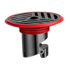 AquaShield Compact Floor Drain – Stainless Steel & Silicone Backflow Protection for Bathroom, Shower & Kitchen