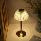 Wireless LED table lamp with three color modes and dimming function