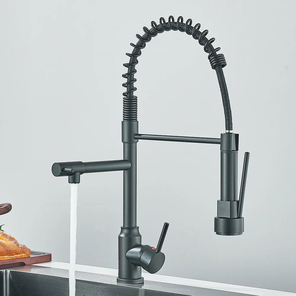 SpringFlow – Kitchen faucet with dual outlet