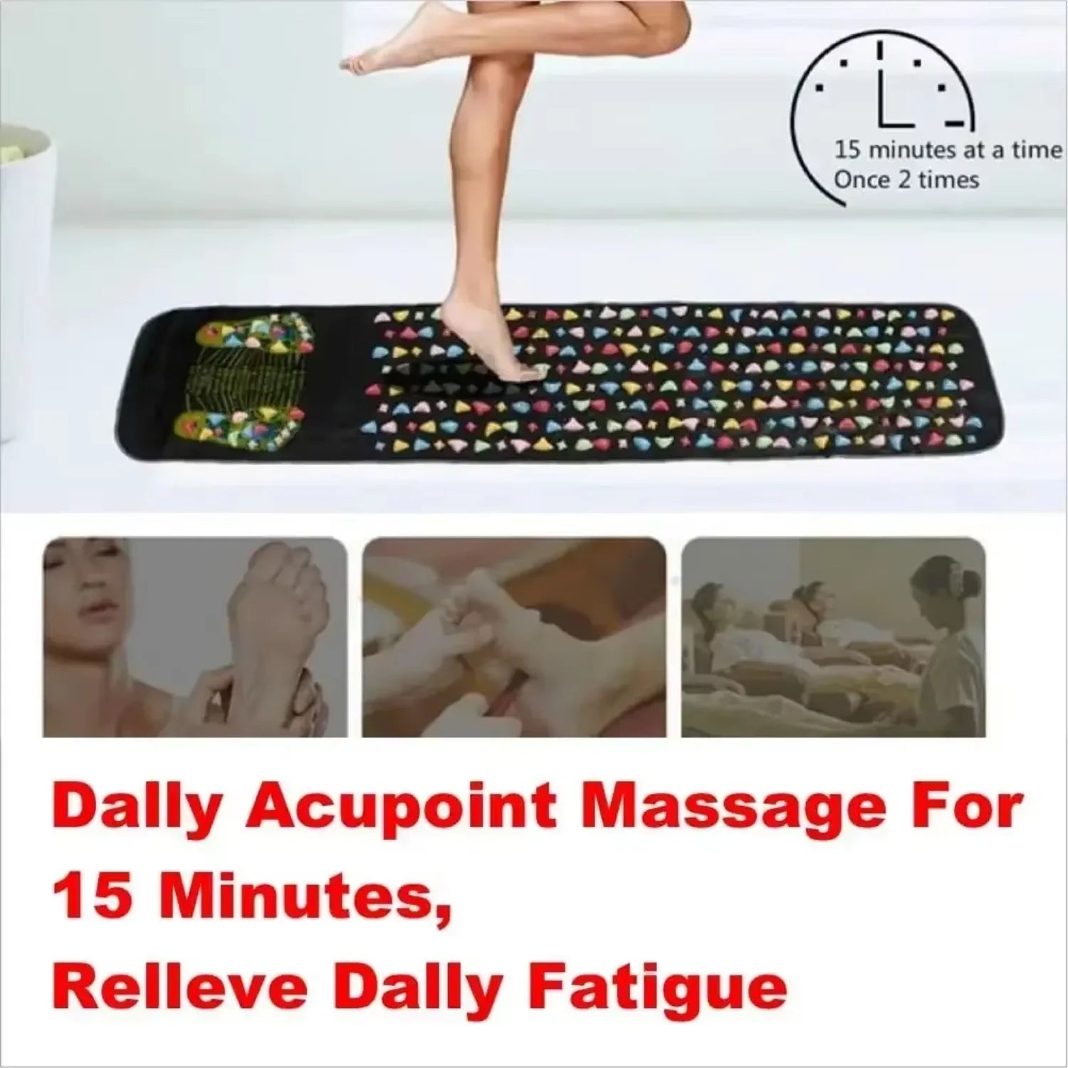 Multi-Point Reflexology Stress Relief Foot Massage Mat