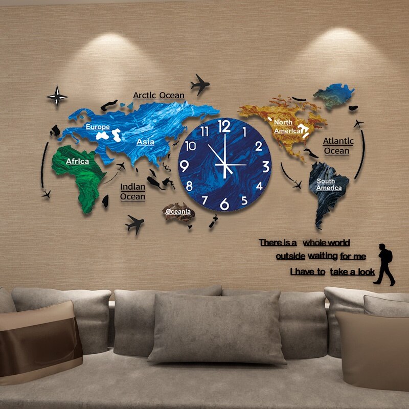 Acrylic 3D DIY Wall Clock