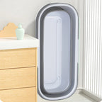 Foldora Foldable Rectangular Wash Basin | Portable Bucket with Large Capacity | For Camping, Household & Travel