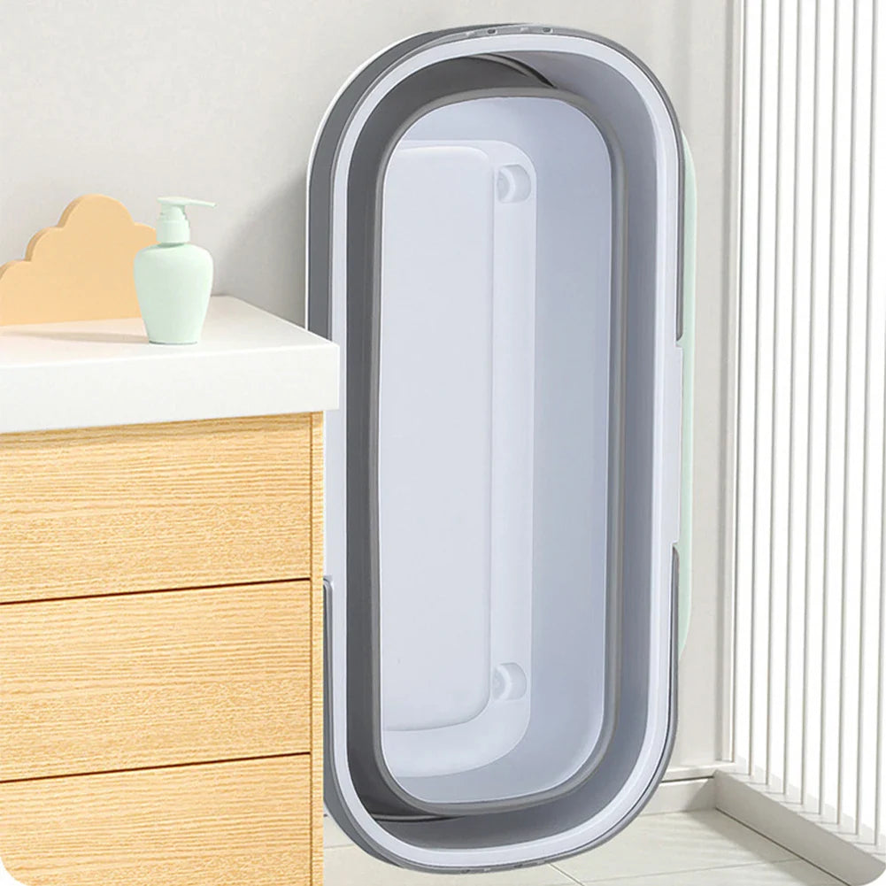 Foldora Foldable Rectangular Wash Basin | Portable Bucket with Large Capacity | For Camping, Household & Travel