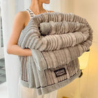 Cuddly Blanket BunnySoft | Extra Thick & Warm | Coral Fleece | Double-Sided Soft